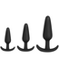 Doc Johnson Beginners Silicone Butt Plug Trainer Set 3-5 Inch - Comfortabele Veiligheid