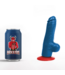 Fuck & Fist Tyr S Blauwe Realistische Dildo 10,5 cm Met Afneembare Zuignapvoet