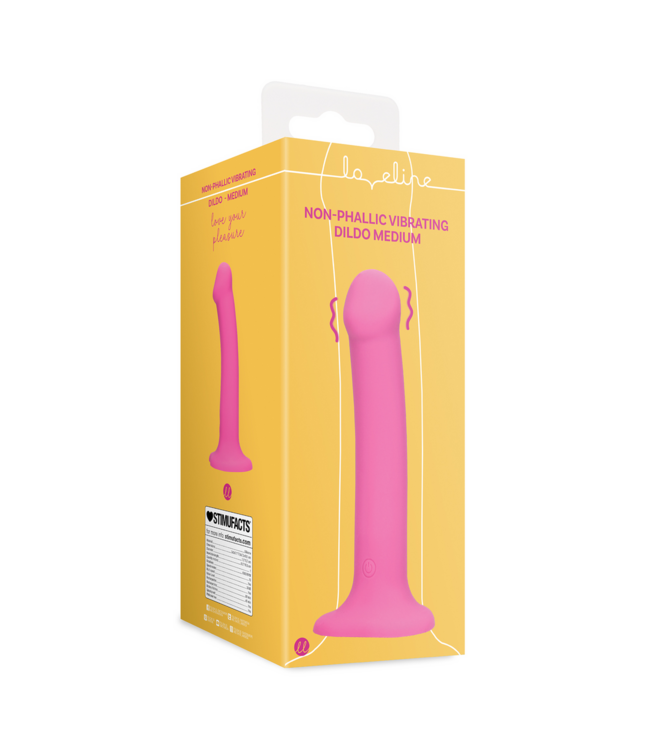 Loveline Loveline Medium Pink Vibrating Dildo - Powerful Pleasure for All!