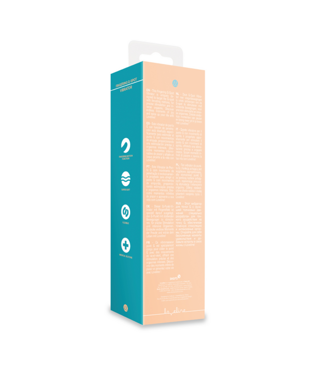 Loveline Loveline G-Spot Vibrator Met Stotende Bewegingen Oranje Siliconen