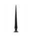 Ouch! Extreme Spike Dildo 50 cm Zwart - Intensief Langdurig Genot