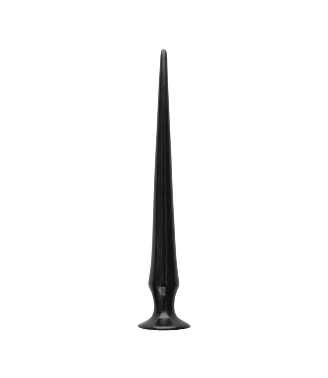 Ouch! Extreme Spike Dildo 50 cm Zwart - Intensief Langdurig Genot