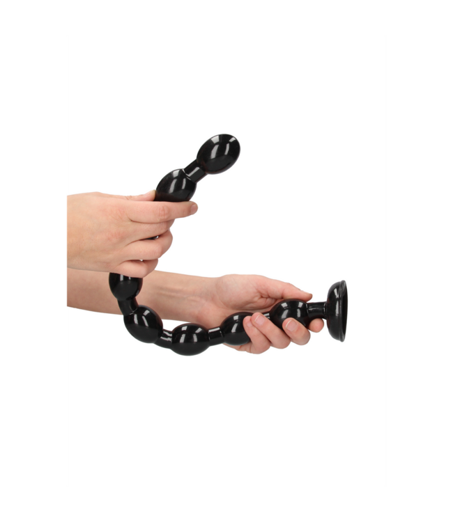 Ouch! Flexibele Snake Beaded Dildo 6,5 cm Met Dikke Ribbels Voor Anale Stimulatie