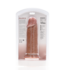 RealRock Extra dicker, gerader RealRock Dildo mit Saugnapf – 20,3 cm