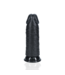 RealRock RealRock Zwarte Realistische Rechte Dildo Met Scrotum 20,3 cm Extra Dik