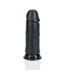 RealRock Extra Thick 20.3 cm Straight Black Dildo with Suction Cup for Intense Pleasure