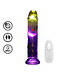 RealRock RealRock Transparante Vibrerende Rechte Dildo 20 cm Met Zuignap
