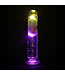 RealRock RealRock 18 cm Transparent LED Vibrating Dildo with Suction Cup