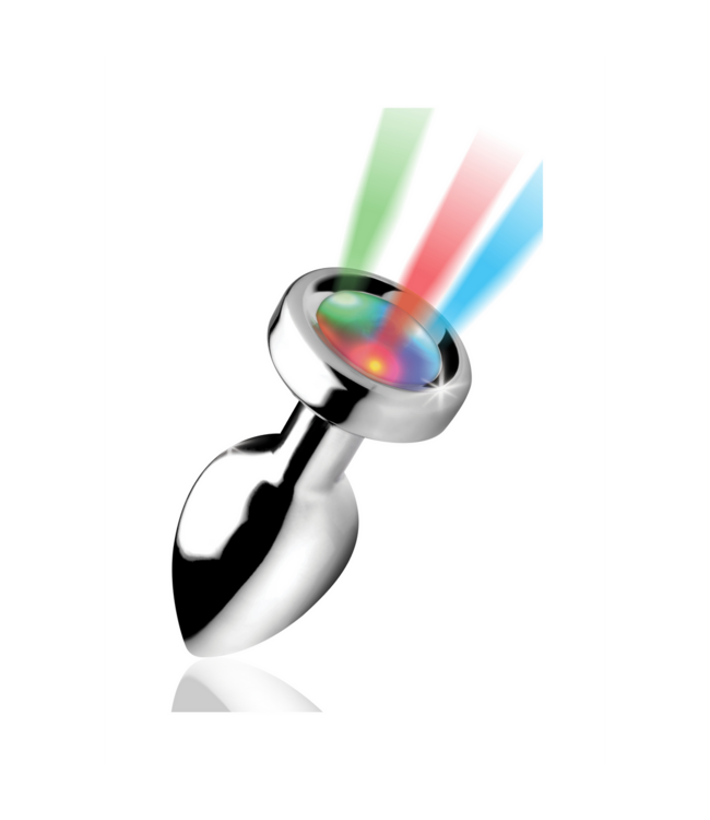 XR Brands Powerful Light-Up Small Butt Plug – Ultimate P-Spot Stimulator