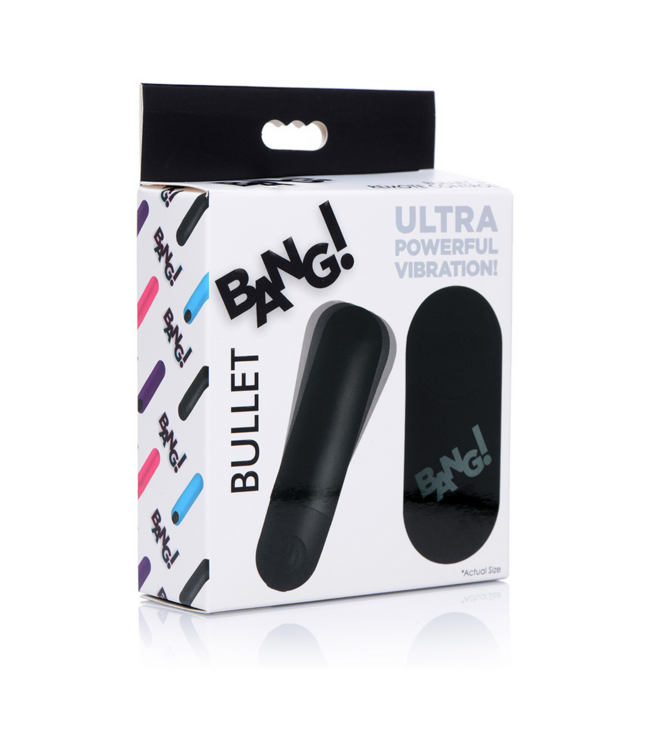 XR Brands Kraftvoller Bullet-Vibrator mit Fernbedienung und 10 Funktionen