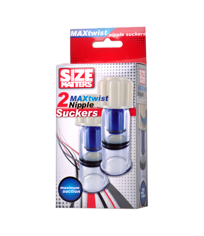 XR Brands Max-Twist Nipple Suction Cups: Strong, Comfortable Suction Mastery
