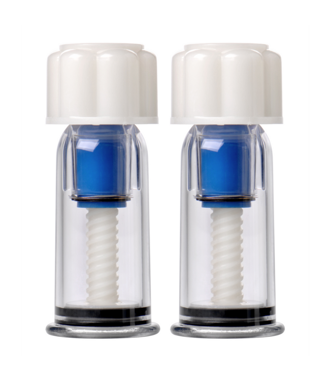 XR Brands PowerGrip Draaibare Tepelzuigers Met Constante Zuigkracht
