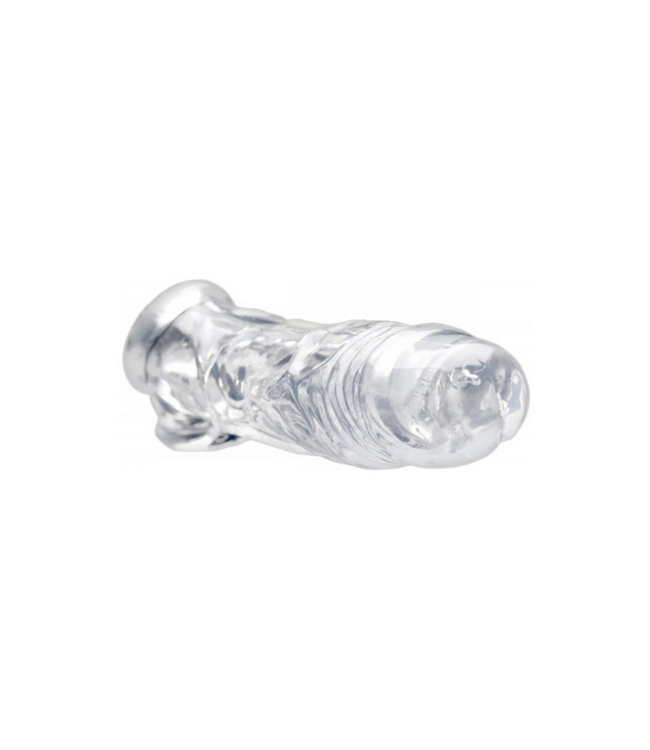 XR Brands Realistic Penis Sleeve & Ball Stretcher for Instant Enlargement