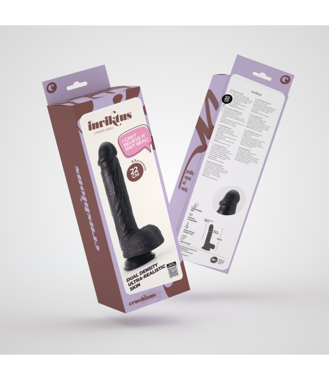 Crushious Crushious Flexibele Vloeibare Siliconen Dildo Met Stevige Zuignap 22 cm