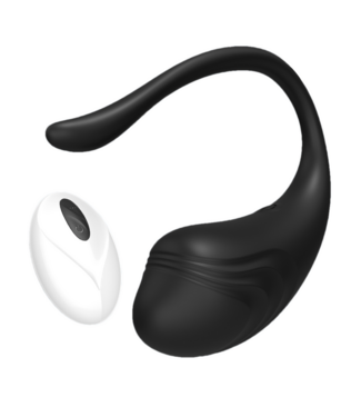 Crushious Crushious Vibra-Ei Zwart Draadloos USB-Oplaadbaar Met Afstandsbediening