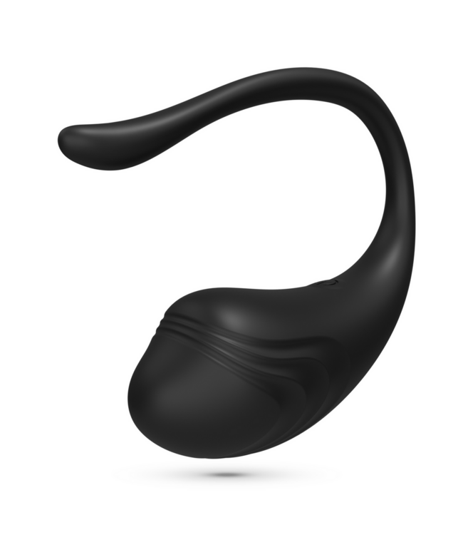 Crushious Crushious Vibra-Ei Zwart Draadloos USB-Oplaadbaar Met Afstandsbediening