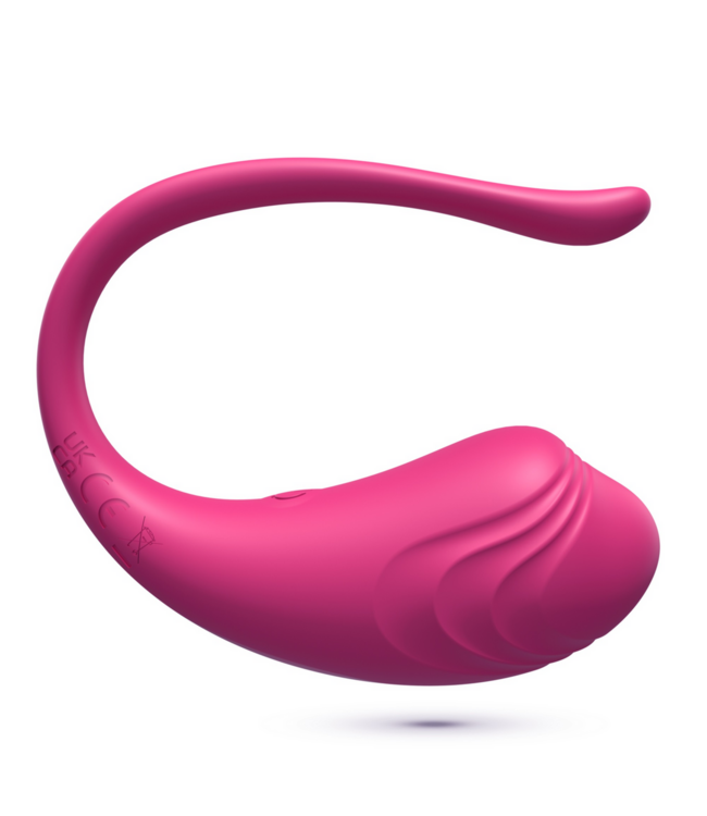 Crushious Tamago Vibro-Ei Rosa – USB-aufladbar, wasserdicht, 9 Stufen, Fernbedienung