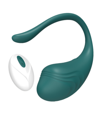 Crushious Crushious Smaragd USB-Oplaadbaar Waterdicht Vibrerend Eier Met Afstandsbediening
