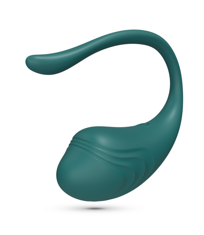 Crushious Crushious Smaragd USB-Oplaadbaar Waterdicht Vibrerend Eier Met Afstandsbediening