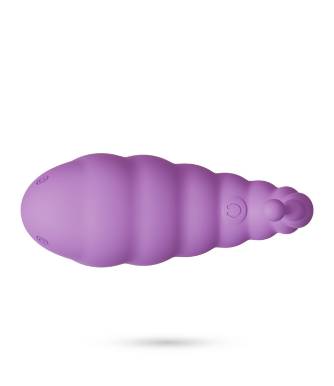 Crushious Cocoon Lila – Wasserdichtes 2-in-1 Vibro-Ei mit Fernbedienung und 9 Einstellungen