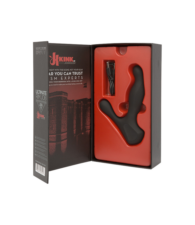 Doc Johnson Silikon Prostata-Vibrator mit Rotationsrändern – Ultimatives Vergnügen