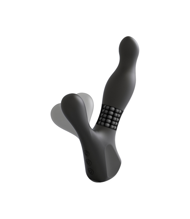 Doc Johnson Silikon Prostata-Vibrator mit Rotationsrändern – Ultimatives Vergnügen