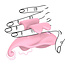Loveline Verspielter Rosa Finger-Doppelvibrator – 9 Stufen, wasserdicht, intim