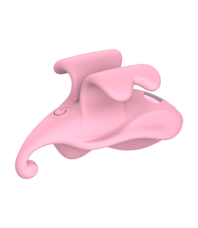 Loveline Loveline Dual Finger Vibrator Roze Met 9 Vibratiestanden En Siliconen