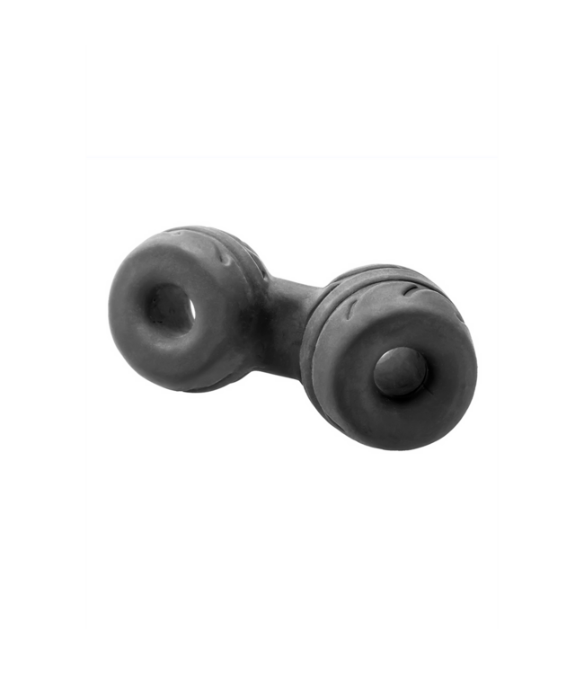 PerfectFitBrand PerfectFitBrand Cockring En Ball Stretcher Set Van Rekbaar TPR Zwart