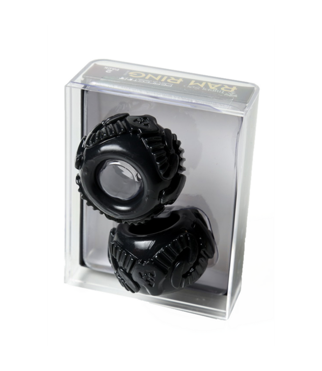 PerfectFitBrand Stilvoller Ram Ring Cockring aus Silikon – Schwarz, langlebig & komfortabel