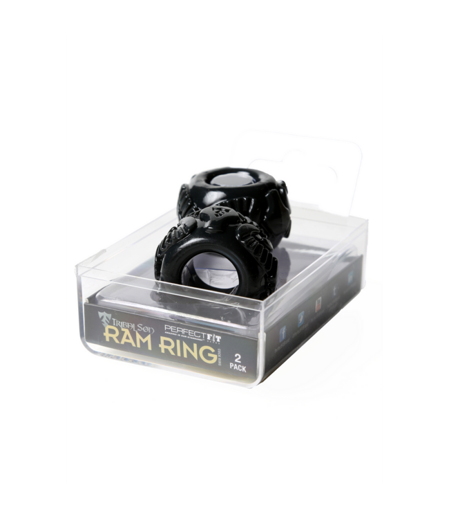 PerfectFitBrand PerfectFitBrand PF Blend™ Zwarte Siliconen Cockring En Lichaamsring