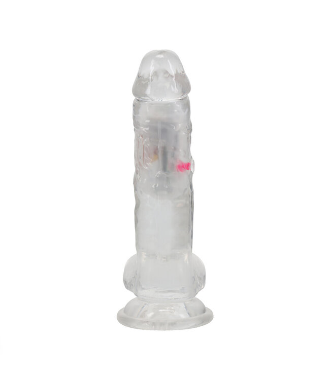 RealRock RealRock 19.5 cm LED Vibrating Dildo - Realistic, Soft, Hands-Free Fun