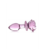 XR Brands Eleganter Pink Rose Glas-Buttplug 11 cm – Sicher & langlebig für Anal-Play