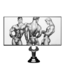 XR Brands Siliconen Buttplug 10 cm Zwart Met Zuignap En Tom of Finland Dog Tag