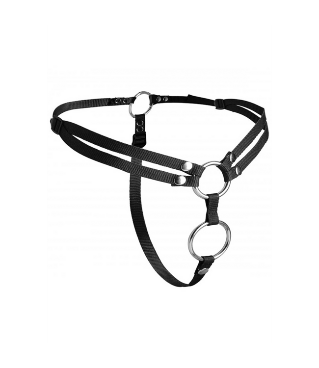 XR Brands Unity Double Penetration Strap-On Harness - Ultimate Adjustable Pleasure
