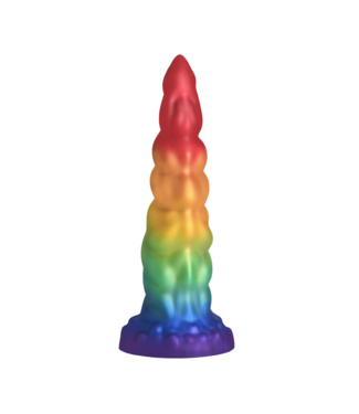 XR Brands Magic Rider Einhorn-Dildo 17,3 cm – Regenbogenhorn für magische Momente