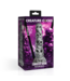 XR Brands Grijze Siliconen Dildo Met Opgestapelde Schedels 17,8 cm - XR Brands