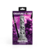 XR Brands Grijze Siliconen Dildo Met Opgestapelde Schedels 17,8 cm - XR Brands