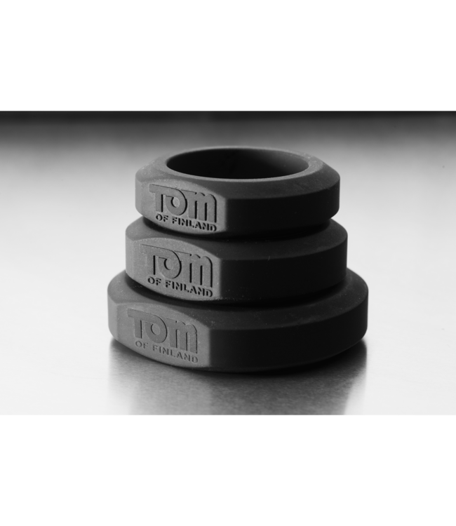 XR Brands Siliconen Penisring Set Met 3 Maten Voor Verbeterde Erectieduur En Stevigheid