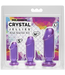 Doc Johnson Crystal Jellies Anal Plug Set 9,9 cm – Comfortabele Beginnerskits in Drie Maten