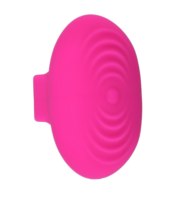 Doc Johnson Silicone Oplaadbare Vingerlus Vibrator Roze Stil en Krachtig