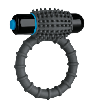 Doc Johnson Siliconen Vibrerende C-Ring Met Verwijderbare Noppenkogel En 10 Functies