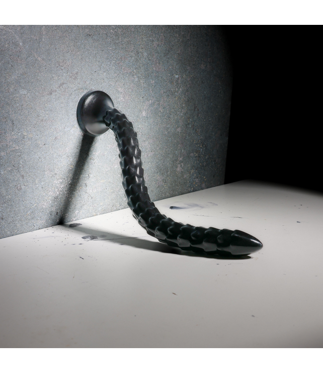 Ouch! Intense Grip Layered Anal Hose with Suction Cup - 54.9 cm Sensation