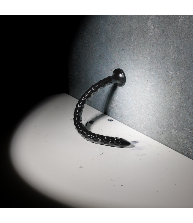 Ouch! Intense Grip Layered Anal Hose with Suction Cup - 54.9 cm Sensation
