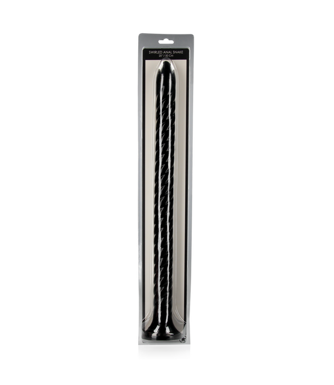 Ouch! Flexible Anal Snake 54,9 cm Met Drie Texturen En Sterke Zuignap