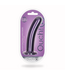 Ouch! Weicher 17,7 cm G-Punkt-Dildo aus Silikon in Metallic-Lila mit Saugnapf
