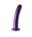 Ouch! Metallic Paarse G-Spot Dildo 17,7 cm Van Zacht Siliconen Met Zuignap