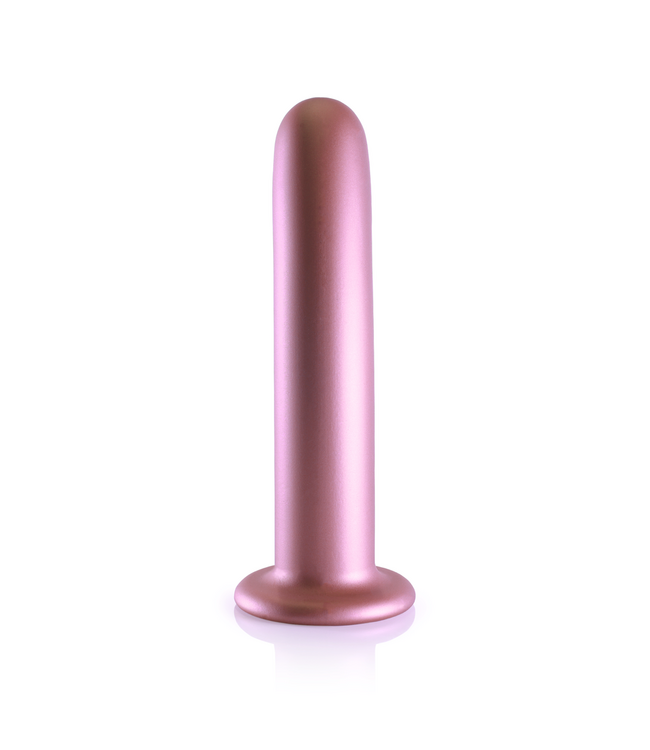 Ouch! G-Spot Dildo Siliconen Met Sterke Zuignap Roze Metallic 17,7 x 6,2 cm