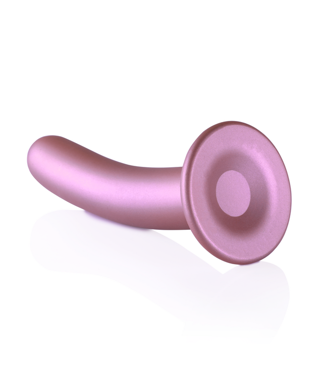 Ouch! G-Spot Dildo Siliconen Met Sterke Zuignap Roze Metallic 17,7 x 6,2 cm