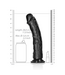 RealRock Curved Realistic Dildo with Suction Cup - 25.5 cm by RealRock
